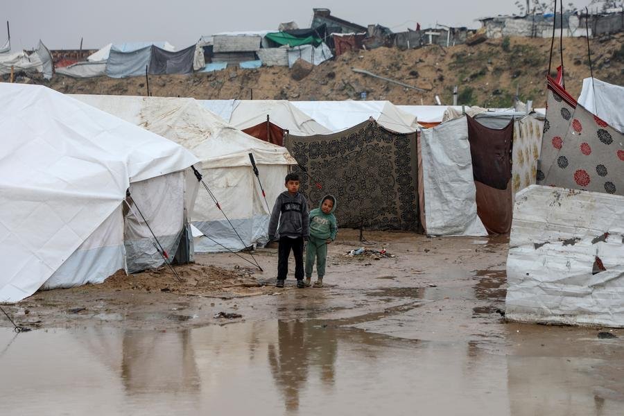 سرمائی طوفان سے فلسطینیوں کی مشکلات میں خطرناک اضافہ