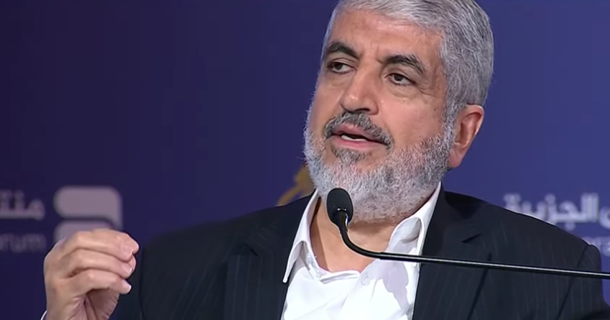 غیر مسلح ہوئے تو فلسطینی اسرائیل کا آسان شکار ہوں گے، خالد مشعل