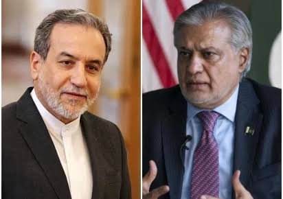 اسحاق ڈار کا ایرانی ہم منصب عباس عراقچی سے رابطہ