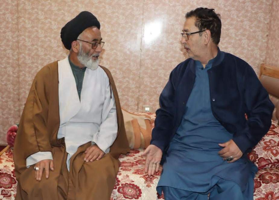 اسکردو، گورنر گلگت بلتستان کی انجمن امامیہ کے صدر آغا باقر حسین سے ملاقات