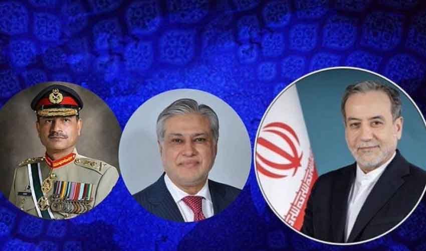 ایرانی وزیر خارجہ عباس عراقچی کے پاکستان کی سیاسی اور عسکری قیادت سے ٹیلیفونک رابطے