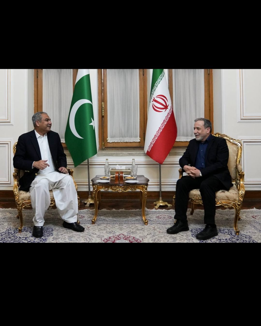 محسن نقوی کی تہران میں ایرانی وزیرخارجہ عباس عراقچی سے ملاقات