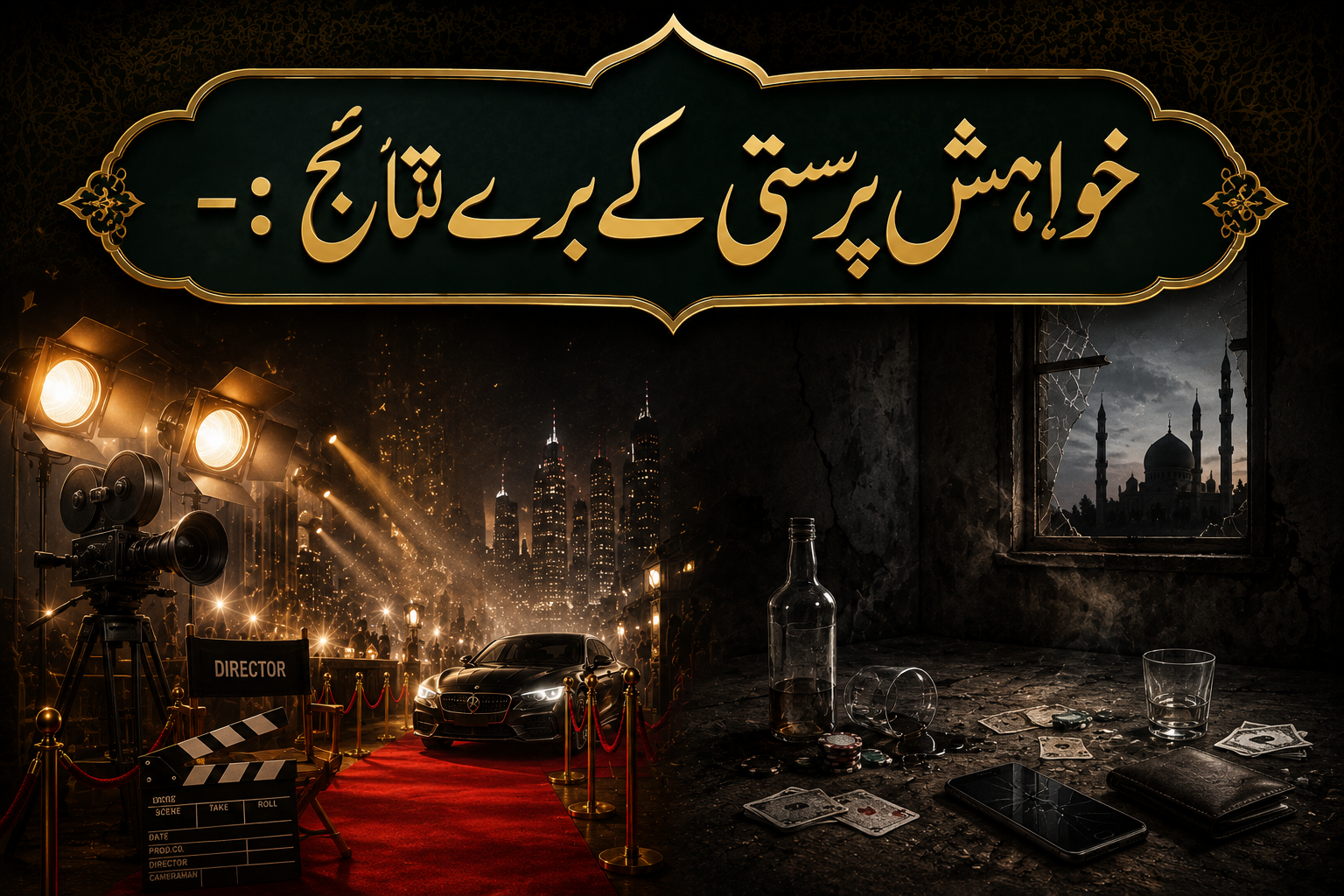 خواہش پرستی کے برے نتائج :-