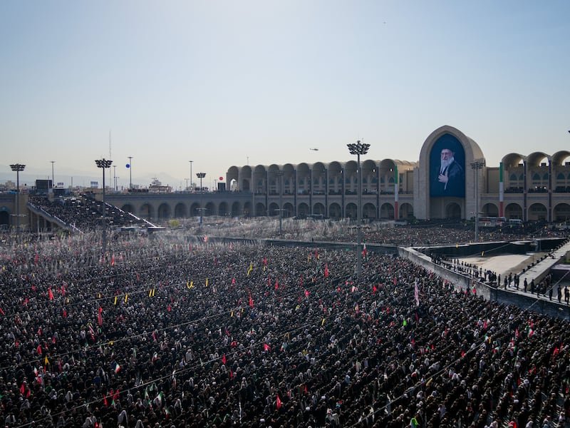 شہید رہبر آیت اللہ خامنہ ای کی نماز جنازہ ادا