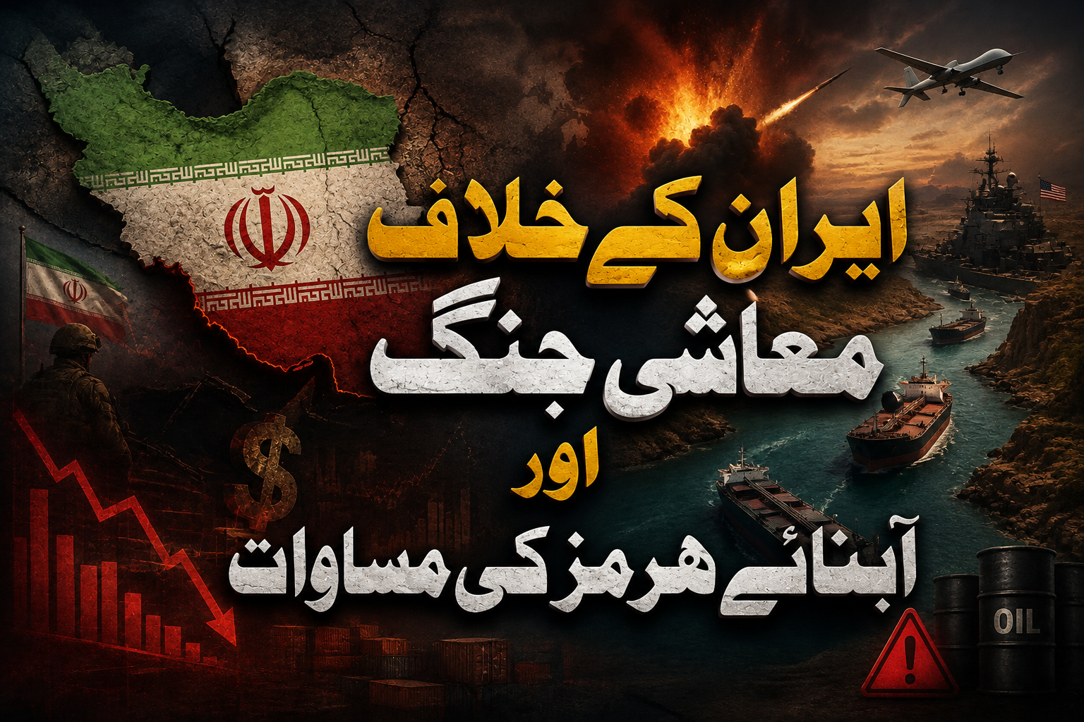 ایران کے خلاف معاشی جنگ اور آبنائے ہرمز کی مساوات