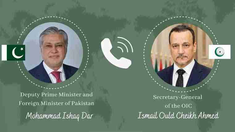 اسحاق ڈار کا نومنتخب او آئی سی سیکرٹری جنرل سے رابطہ، عہدہ سنبھالنے پر مبارکباد